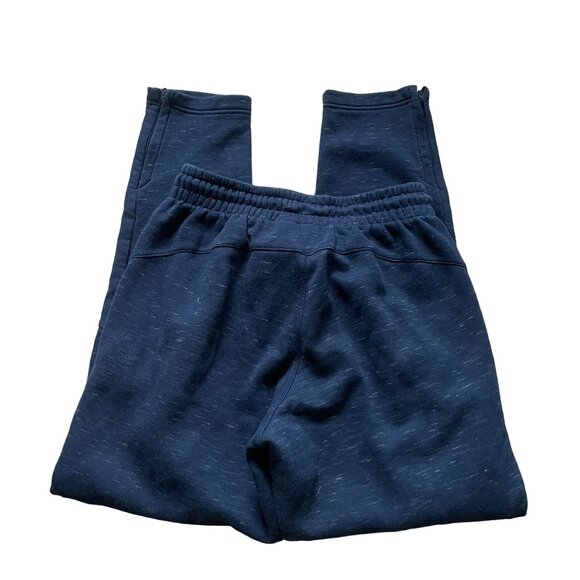 Adidas Sweatpants Men's Size Small Navy Blue Space Dye Training Outdoor Comfy - Picture 2 of 10